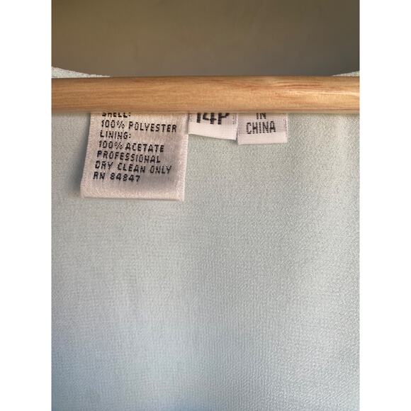 Chantelle Suit 3 Piece Suit 14P Powder Blue with Embellishment NWT - Picture 9 of 13